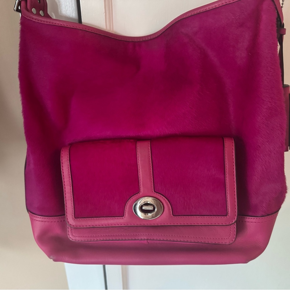 Pink Leather Women's Bag
